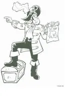 Piet Piraat kleurplaat 4